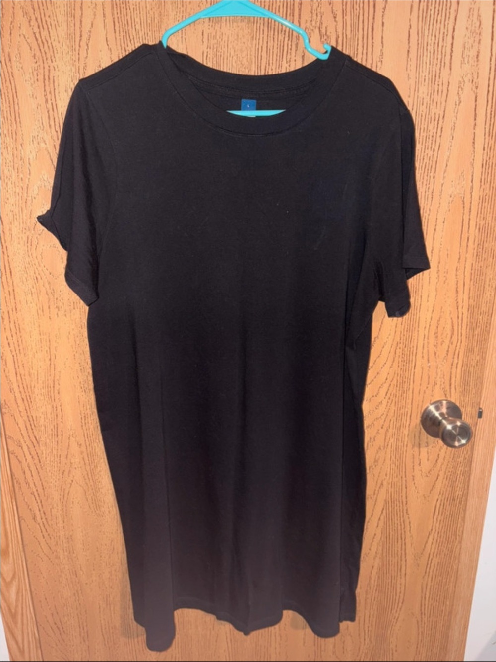 Old Navy Black Short Sleeve Tshirt Dress